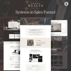 Urban Wealth for Men Sales Funnel